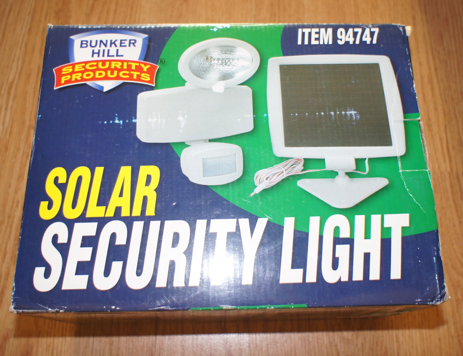 FREE SHIP Bunker Hill Security Products Solar LED Light 94747 with