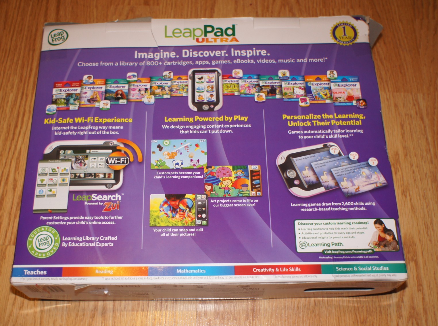 Leapfrog Leappad Ultra Learning System PINK 7" High Resolution Touch